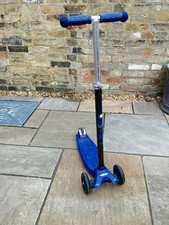 Micro Scooter Maxi Blue Ages 5-12 Child’s Scooter Adjustable 3 Wheels