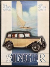 SINGER 9 11 & 16 Cars Sales