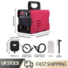 Portable Mini ARC MMA‑250 Amp IGBT Inverter Welder Electric Welding Machine Kit