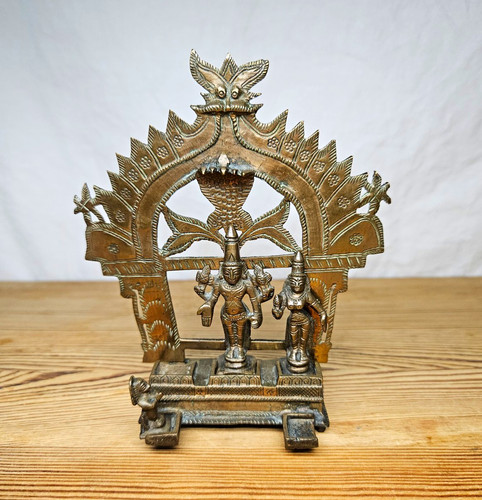 Vintage indian brass - indian, vishnu