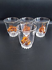 Vintage Set Of 4 Grand National Horse Racing Winners Shot Glasses