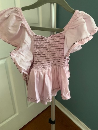 Zara smocked blouse size 7 - smocked,