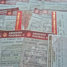 USED MATCH TICKETS - General League & Cup (1) - UPDATED