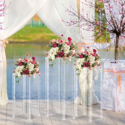 Acrylic column pedestal - column,