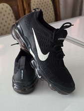 NIKE VAPOURMAX FLYKNIT BLACK SNEAKERS UK 7.5 EUR 42 SEE DESCRIPTION