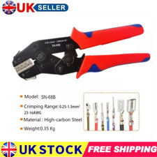 SN-68B Crimp Plier Tool 0.25-1.5mm 23-16 AWG Crimper Servo JST Molex Deutsch Pin