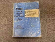 1988 Ford F Series F150 F250 F350 Pickup Truck Engine Shop Service Repair Manual