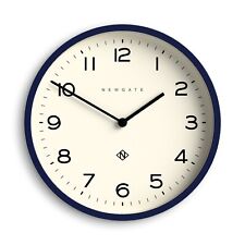 Newgate® Echo Number Four Wall Clock Blue Matt Modern Arabic Dial