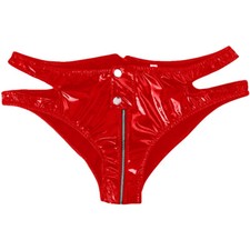 Women Zipper Crotch Boxer