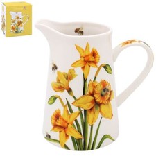 Daffodil & Bee Fine China Jug