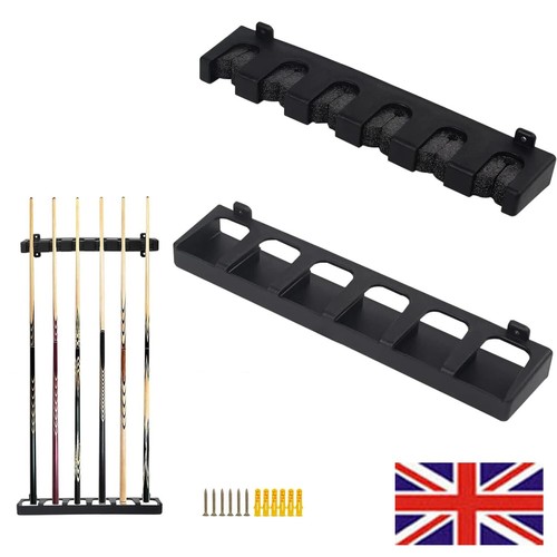Pool cue rack wall - pool, mounted