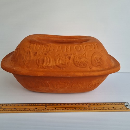 Large terracotta tuscan oven - large,
