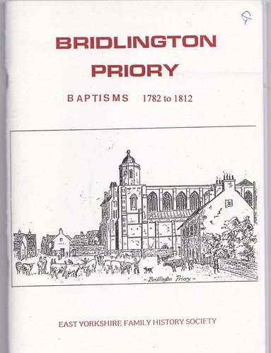 Bridlington priory baptisms - bridlington,