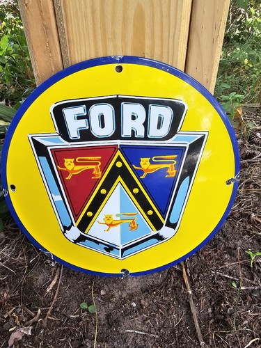 Vintage ford porcelain sign - vintage,