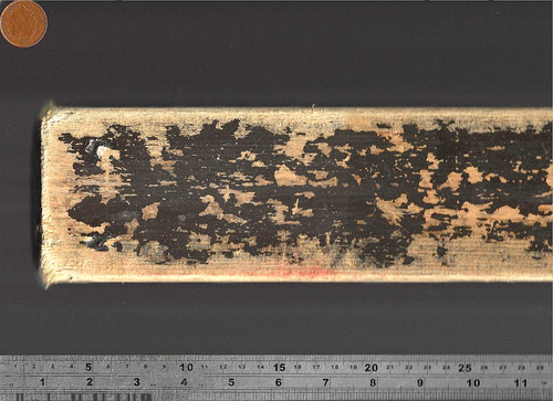 Long flat block post - post, north