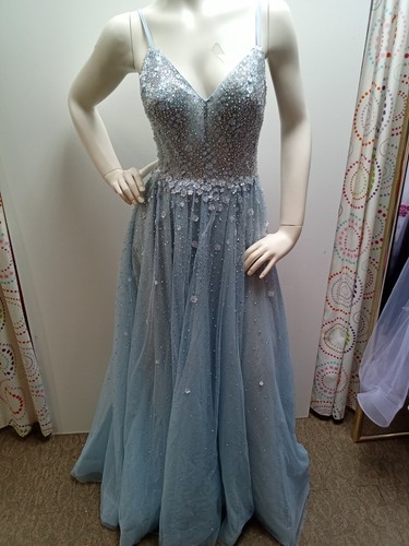 Light blue glitter - glitter, flower