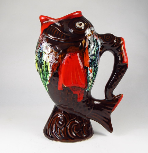 Rare glazed vallauris france - glazed,