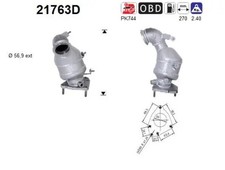 CATALYTIC CONVERTER FITS: OPEL