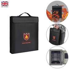 Fireproof Waterproof Document Bag Secret File Protect Pouch Money Safe Handbag