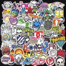 Lot 100 Random Vinyl Laptop Skateboard Stickers bomb Luggage Decals Dope Sticker