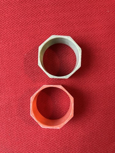 Bakelite napkin rings - bakelite,