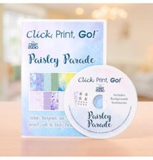Tattered Lace PAISLEY PARADE CD ROM My Craft Studio Elite - Incl Backgrounds etc