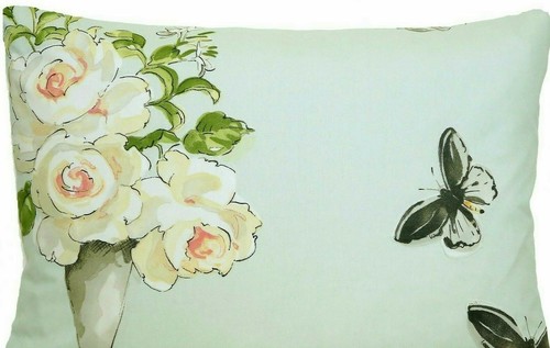 Yellow roses cushion - yellow,