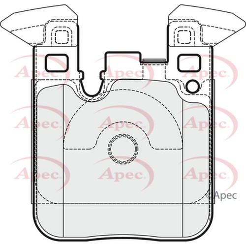 Brake pads set for bmw - pads,