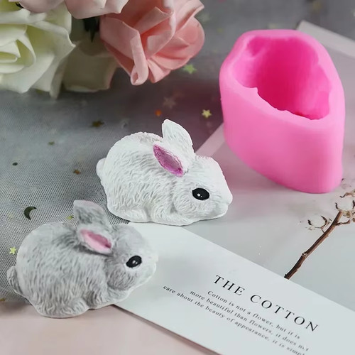 Rabbit silicone mold - rabbit,