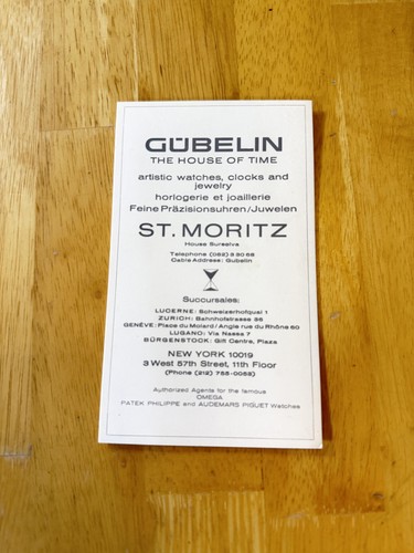 Vintage gubelin moritz - st,