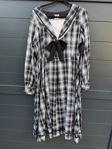 Black white tartan - tartan, sailor