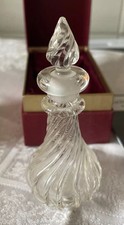 Vintage Studio glass by Eric White - perfume bottle boxed and signed. VGC 4 ins