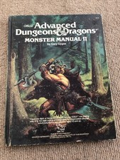 AD&D 1st Edition. Monster Manual II. TSR. 1983 Print. Hardcover