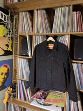 Men’s Levi  Trucker Jacket Excellent Condition Denim Black Medium Slim