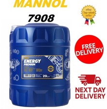 MANNOL 7908 20L Energy Premium 5W30 Engine Oil C2 C3 Fully Synthetic Ester