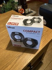 Trust Compact 2.0 Polo Speakers USB Powered, Black Opened Not Used