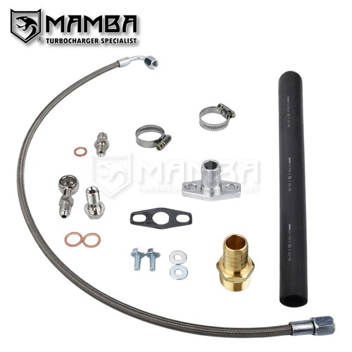 Top mount turbo - mount, oil