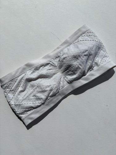 White strapless bandeau bra - bandeau,