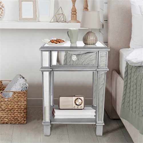 Accent silver mirrored coffee - accent,
