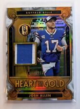 Josh Allen Gold Standard Patch Numbered 19/49 Bills NFL Superbowl? Heart of Gold