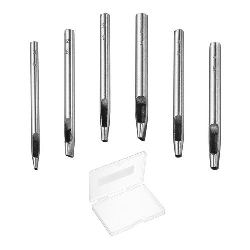 6pcs oval hole punch - oval,