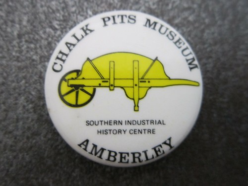 Amberley chalk pits museum pin - amberley,