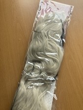 LullaBellz 26’ Textured Wave Wraparound Pony - Bleach Blonde