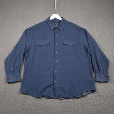 ORVIS Shirt Mens 2XL Blue Navy
