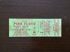 1977 PINK FLOYD TICKET FOR