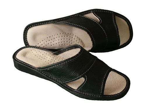 Women leather slippers - women's,