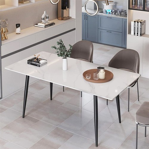 Rectangular marble dining - rectangular,