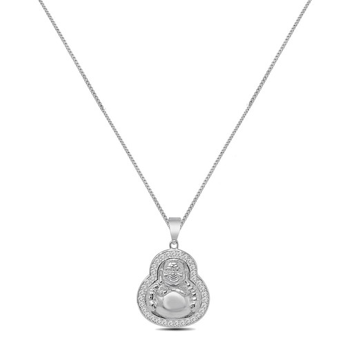 Genuine sterling silver buddha - sterling,