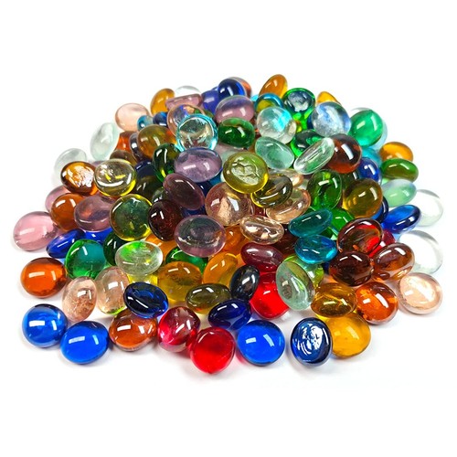 50pcs mini glass gems mixed - mini, gems,mixed