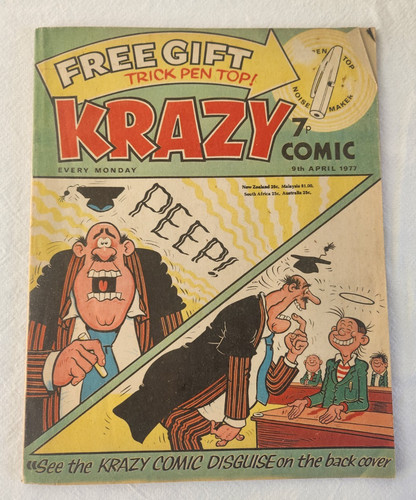 Vintage comic krazy issue - comic:, krazy.